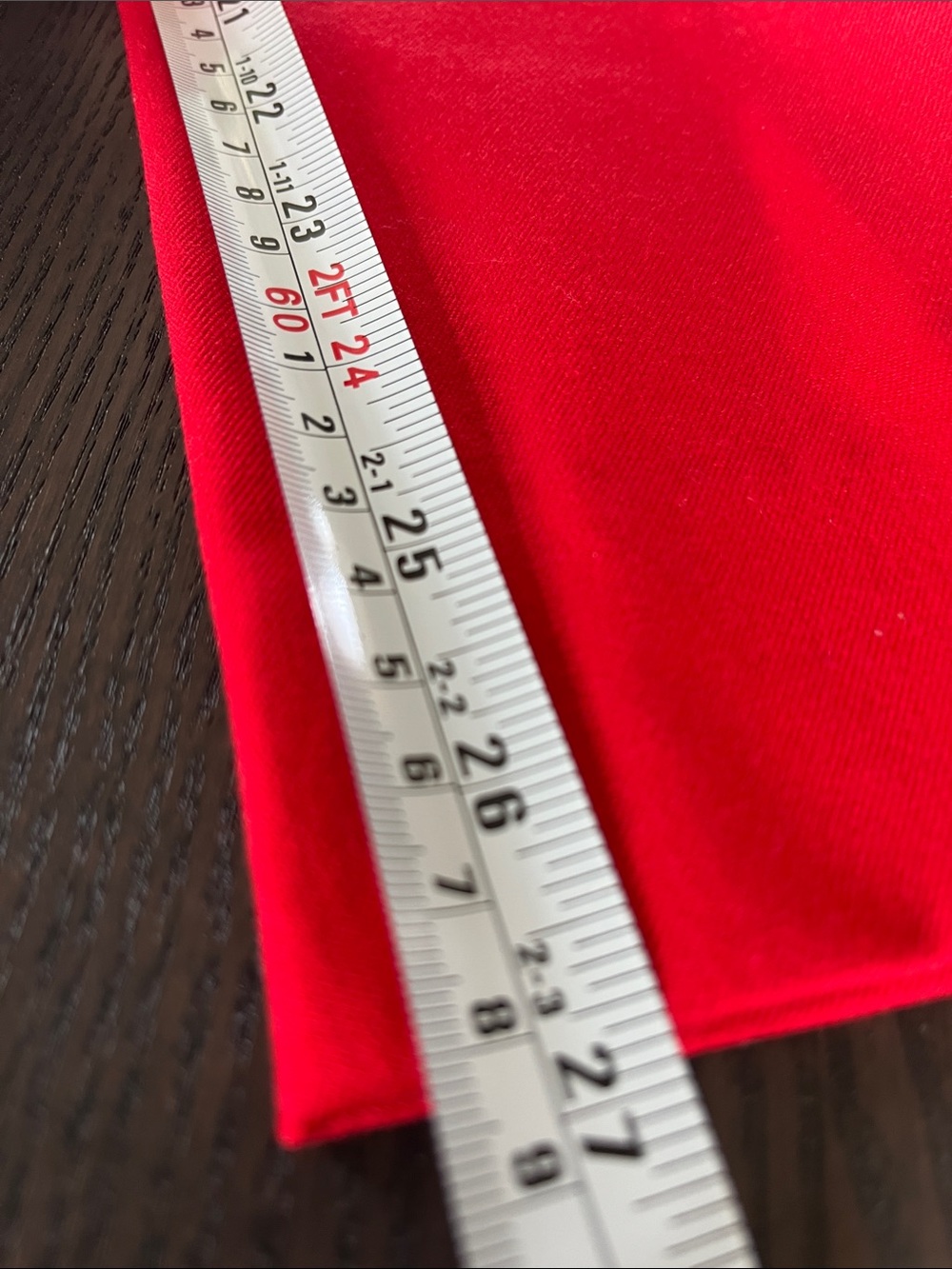 Banana Republic Sloan Red Tailored Straight-Leg Trousers Size 8 - Picture 12 of 13
